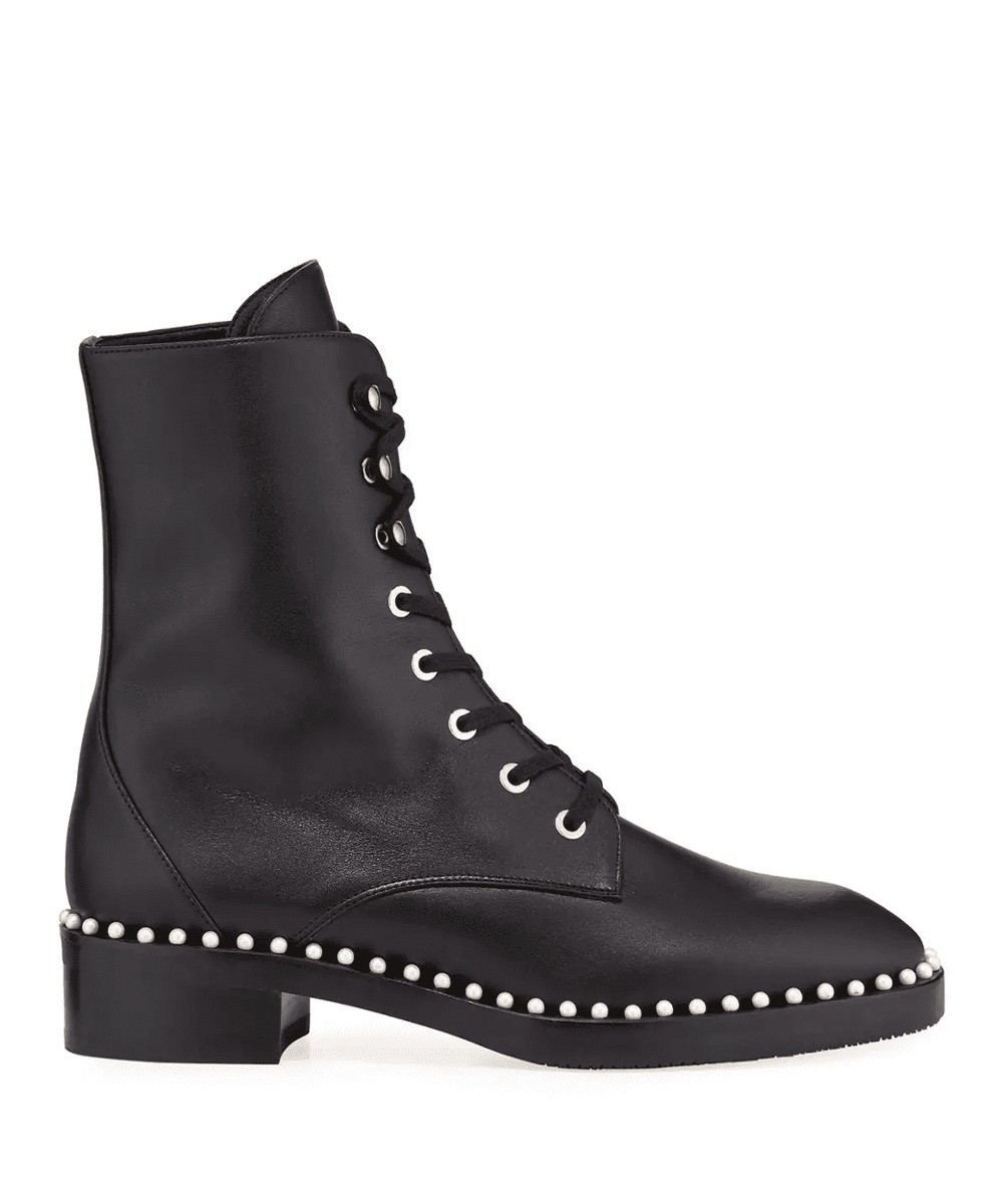 stuart weitzman classic patent leather boots