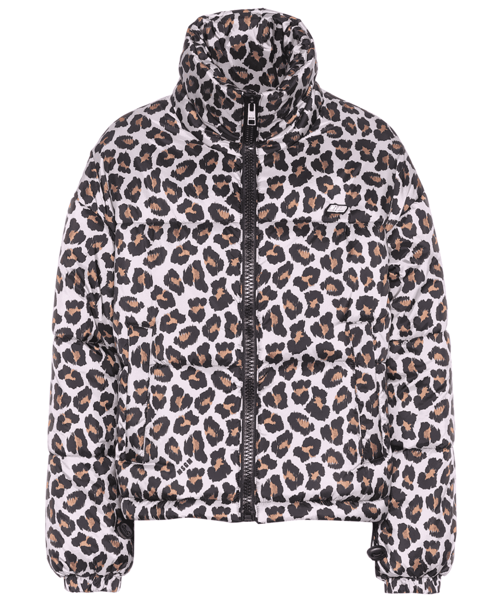 MSGM Leopard Puffer Jacket