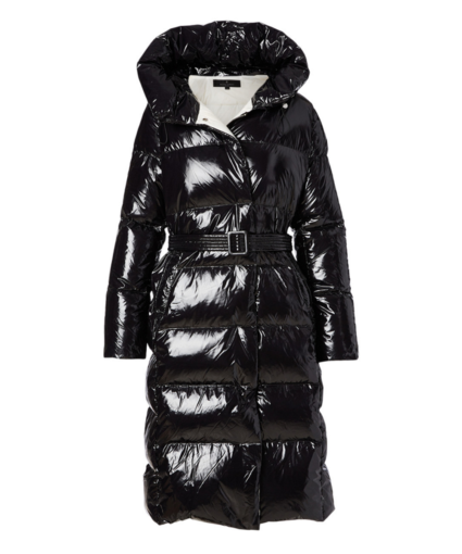 Dizin Puffer Coat - Black / Vanilla