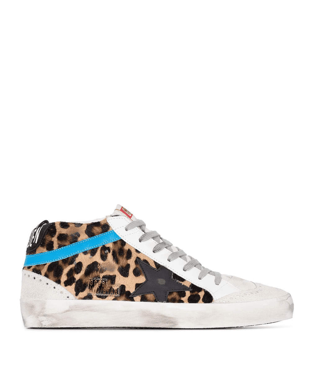 blue on blue sneakers leopard