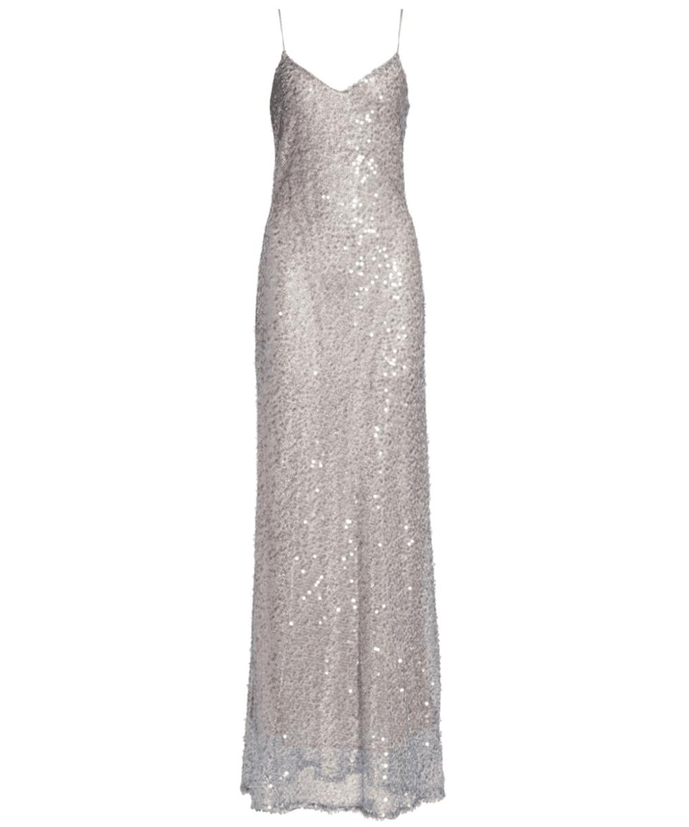 Galvan Silver Estrella Gown