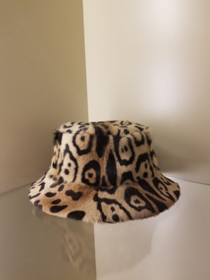 Fur Bucket Hat Leopard Linda Richards