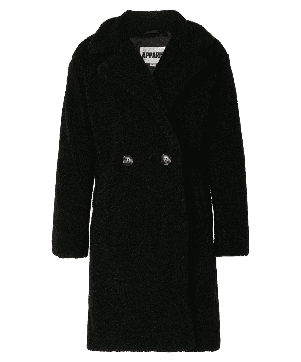 Apparis Black Anouck Coat