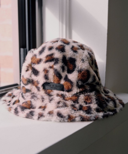 addison revival bucket hat leopard rag & bone