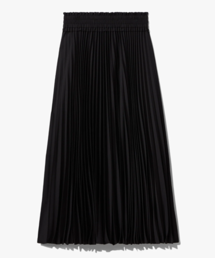 pleated skirt black proenza schouler