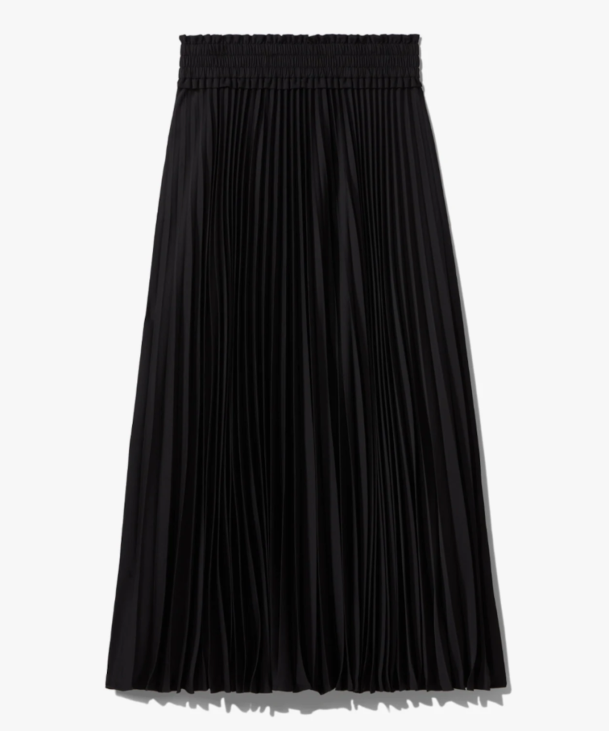 Proenza Schouler Black Pleated Skirt