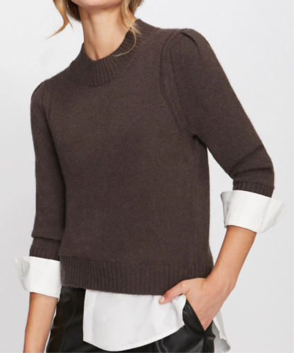 eton sweater brown white brochu walker