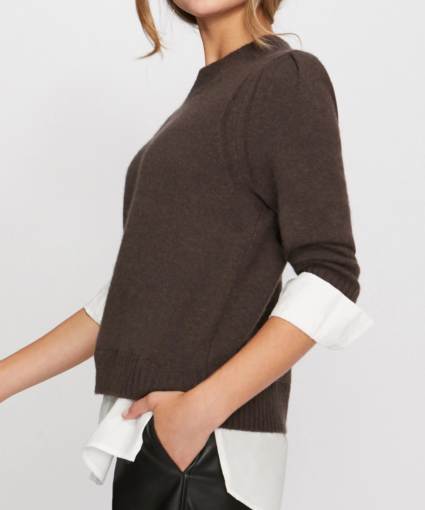 eton sweater brown white brochu walker side