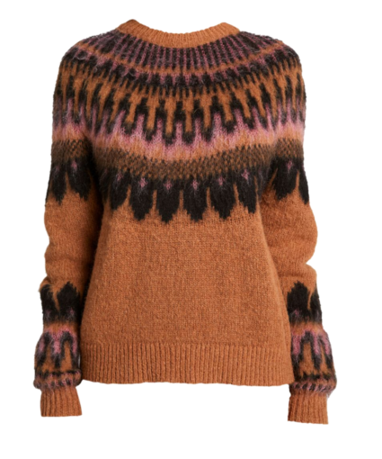 Hollis Sweater Allspice Black Coral Pink A.L.C.