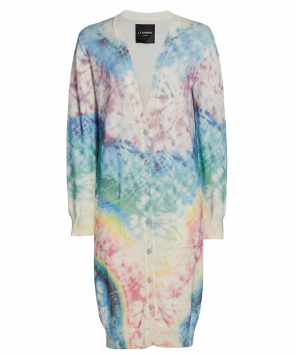 The Eclipse Cardigan Tie Dye For Le Superbe