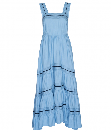 aurelia dress pale blue misa