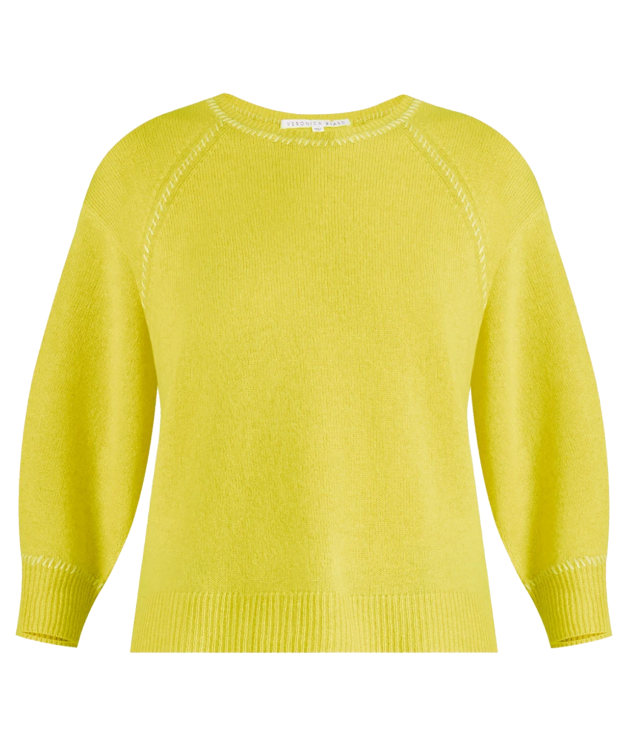 Veronica Beard Chartreuse Char Sweater