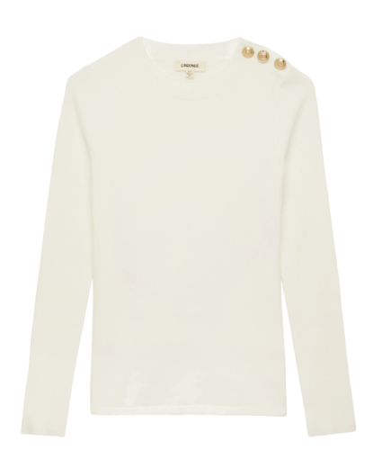erica sweater ivory l'agence