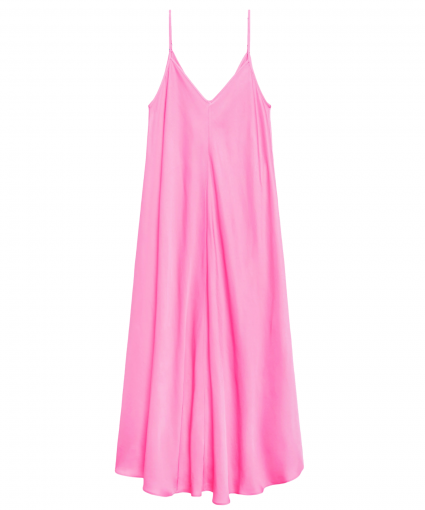 lorraine trapeze dress rose bloom l'agence