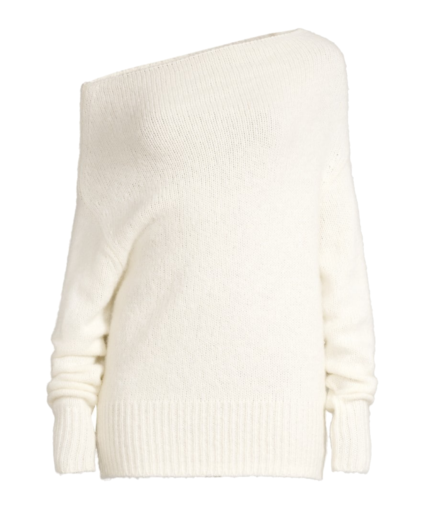 lori off shoulder sweater warm vanilla brochu walker