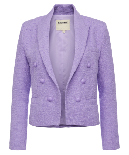 brooke blazer jacket lavender l'agence