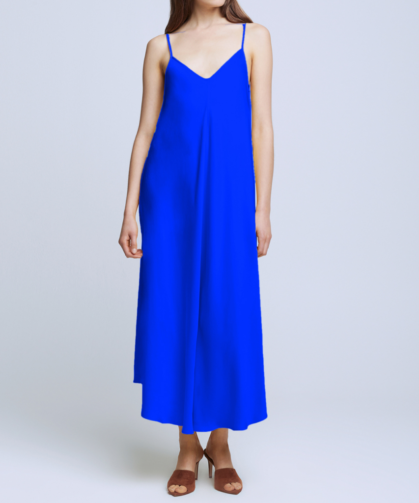 L'Agence Electric Blue Lorraine Dress