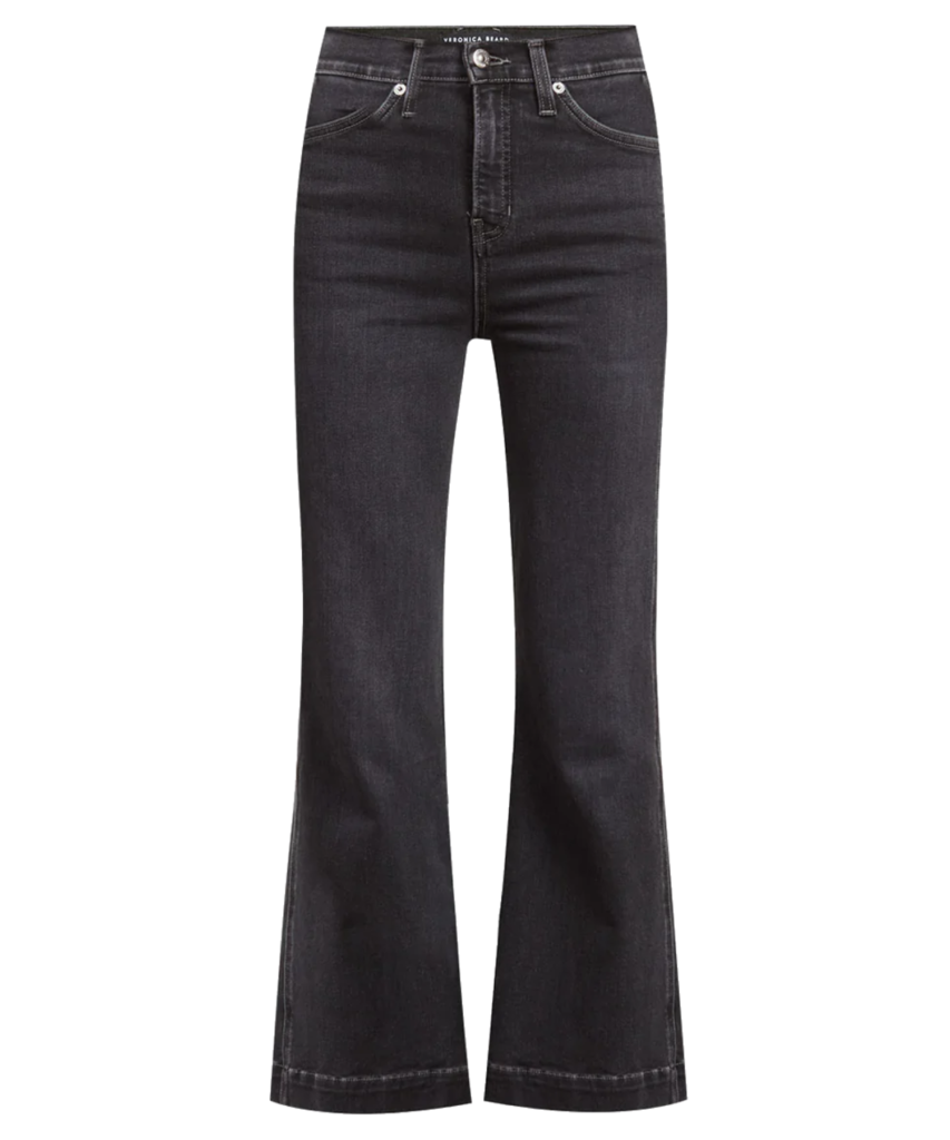 carson ankle flare jean washed onyx veronica beard