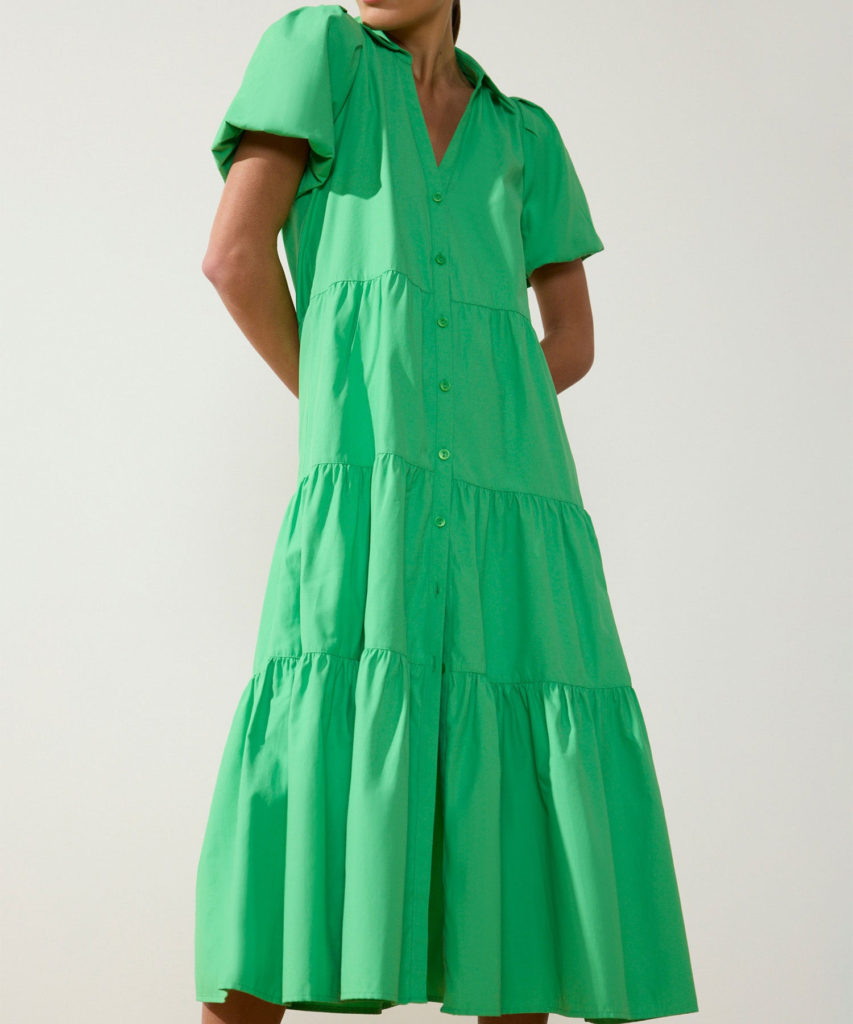 Havana Dress Derby Green Brochu Walker