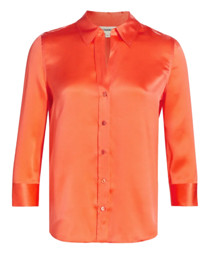 dani blouse bright orange l'agence