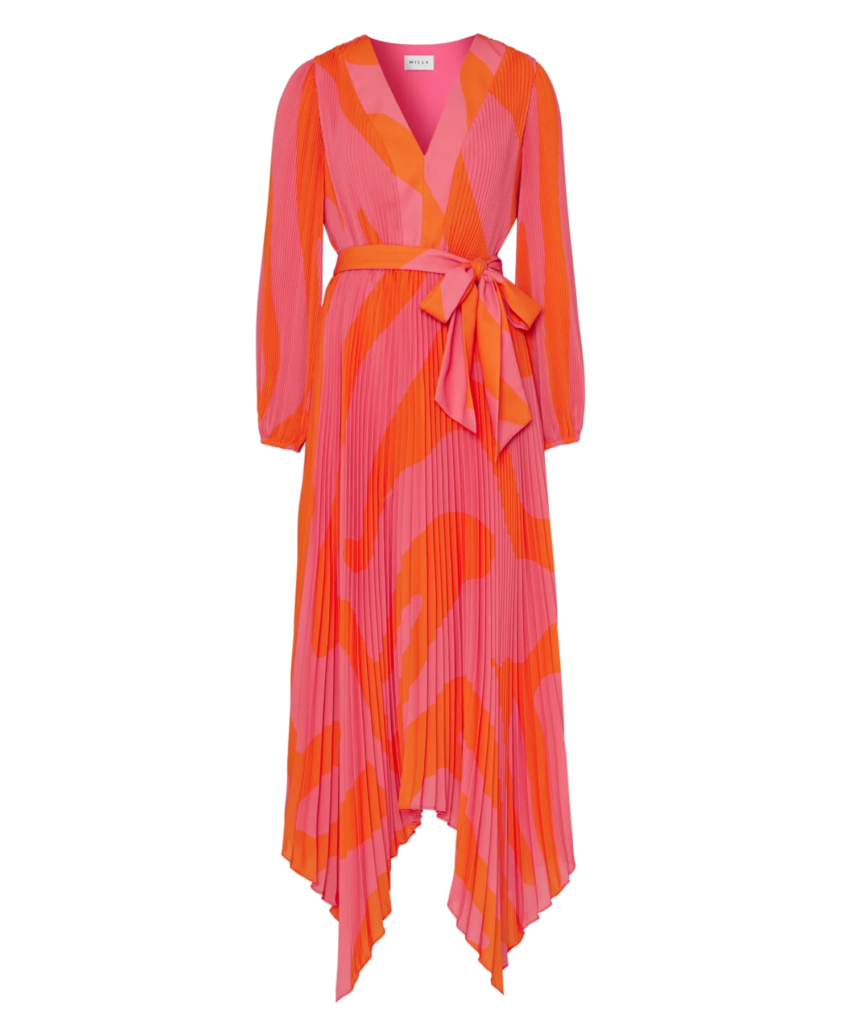Liora Zebra Printed Dress Milly Pink Multi