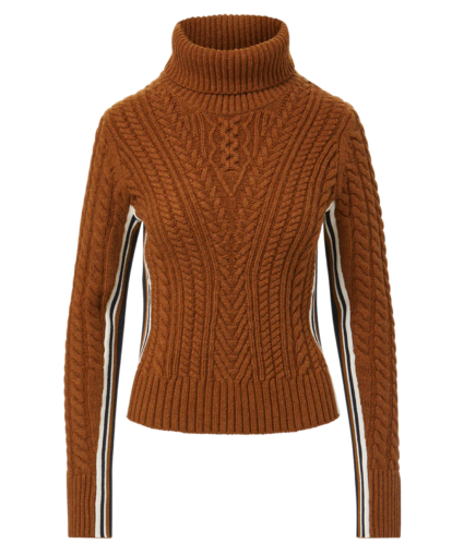 Maril Turtleneck Sweater Dark Ochre Veronica Beard