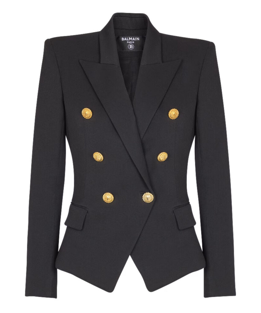 ざっきー　バルマン　美ジャケット　38 特価！　シルクラペル！ Balmain – Hartly