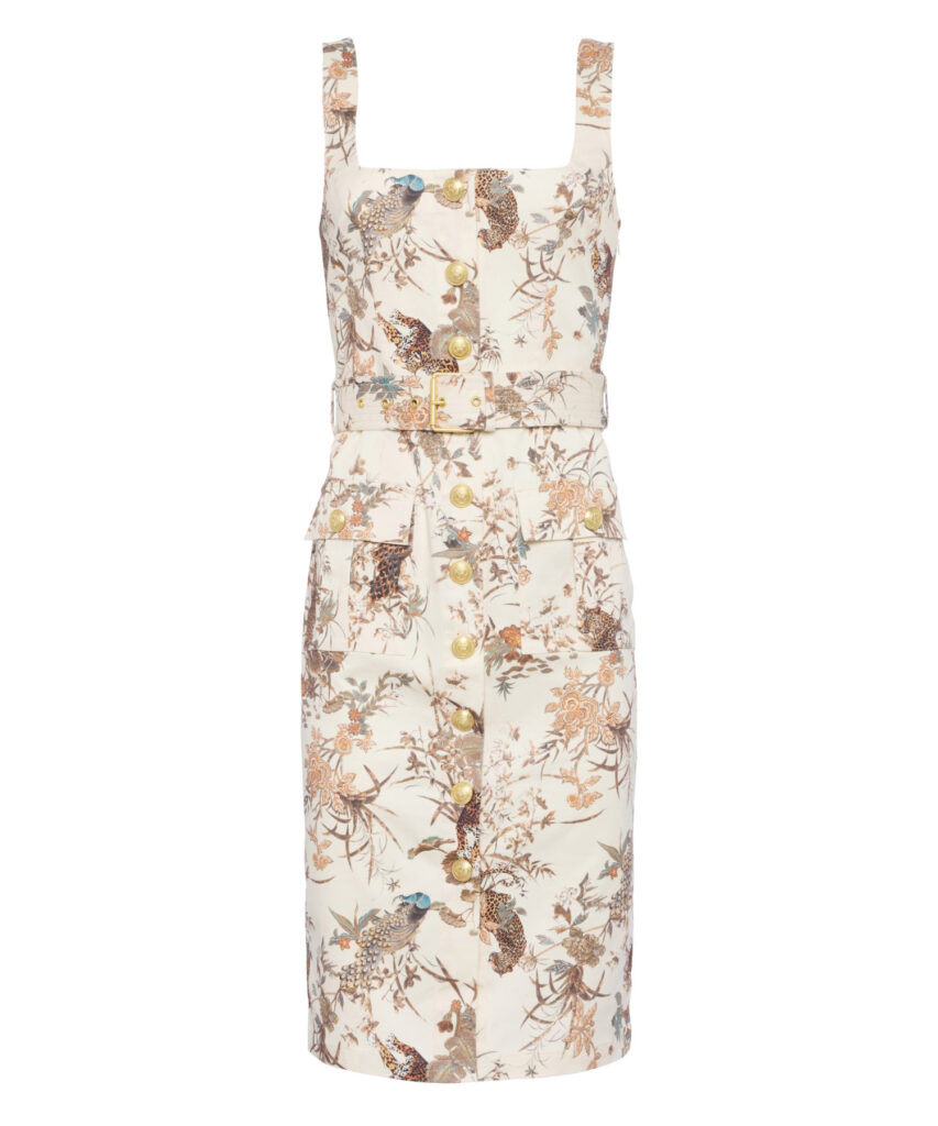 Idy Dress Ecru Multi Tapestry Jungle L'Agence