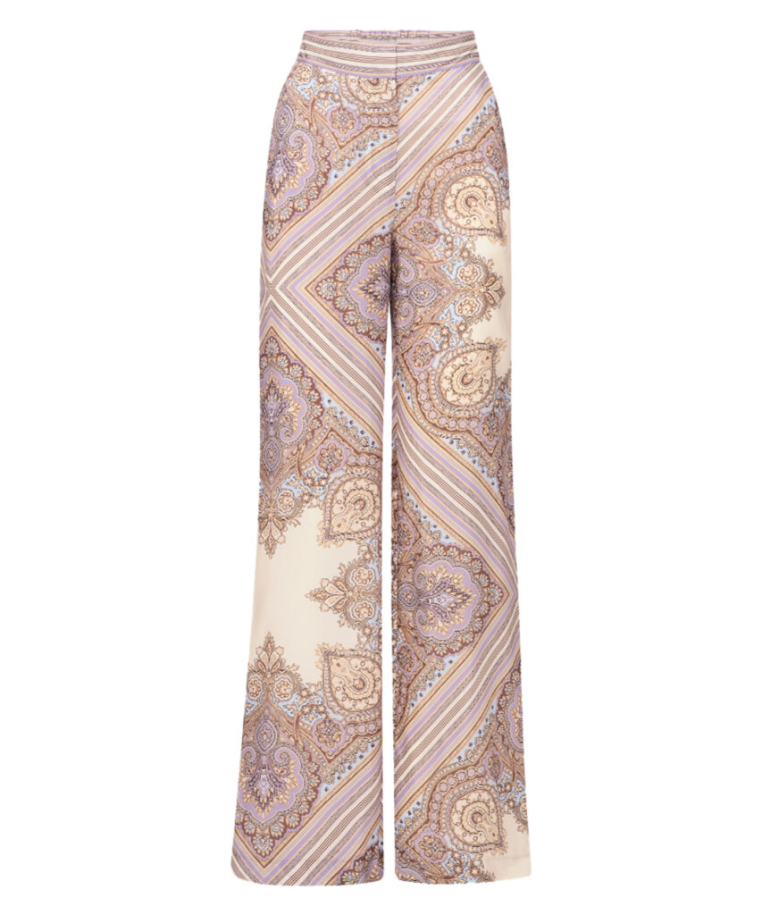 grigore pant stone khaki multi veronica beard